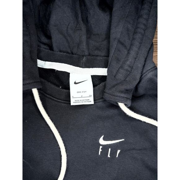 Nike Dri-FIT Swoosh Fly Standard Issue Basketball Hoodie Womens Small Black - Picture 4 of 7
